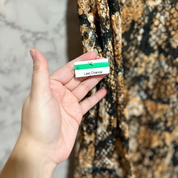 Free People Out For The Night Top in Snake Combo - Picture 9 of 15